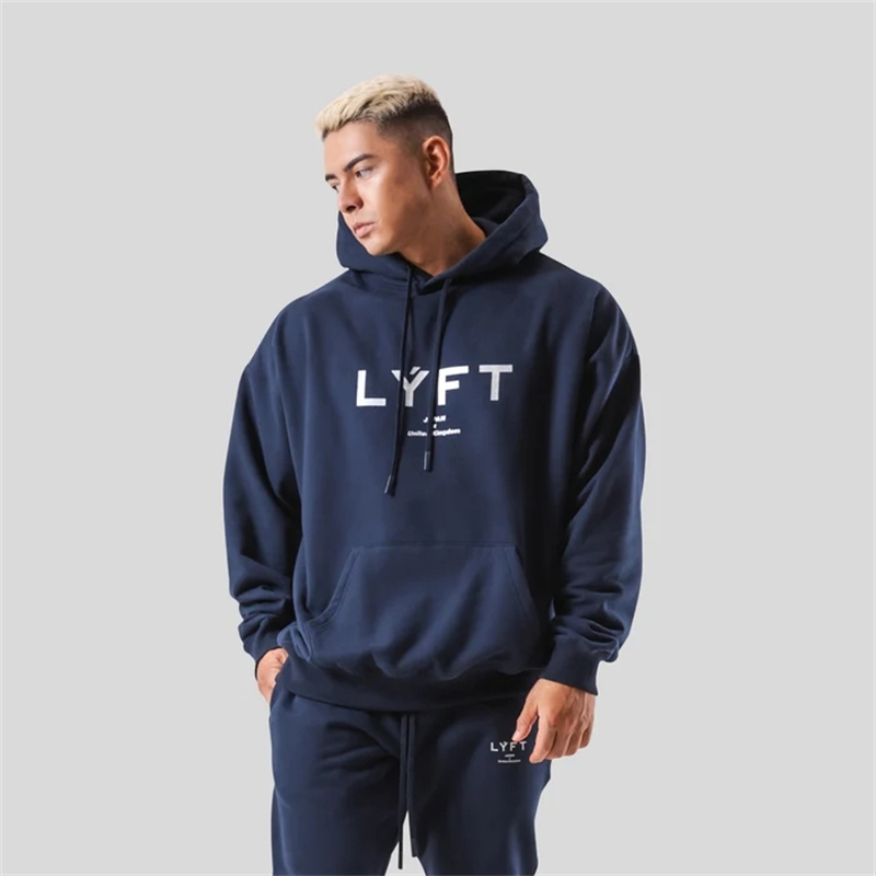 Streetwear Brand Japan - LYFT Klasik LOGO Erkekler Kapüşonlular Kış