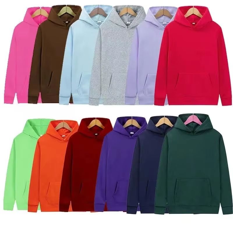 Streetwear Brand Red - Erkek Kadın Kapüşonlu Sweatshirtler Moda Düz