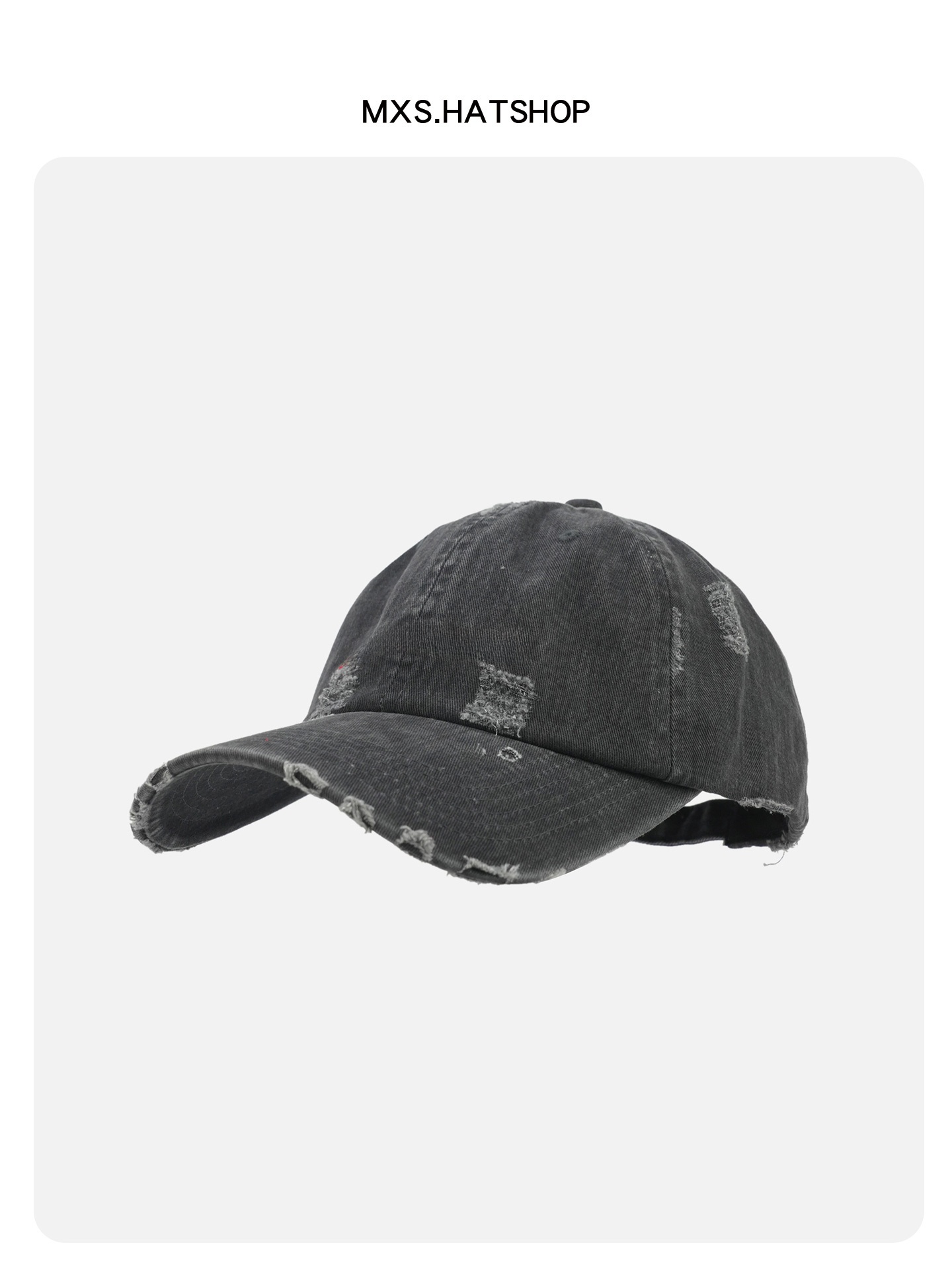 Streetwear Brand Red - Retro Yıkanmış Beyzbol Şapkası Ayarlanabilir Vintage