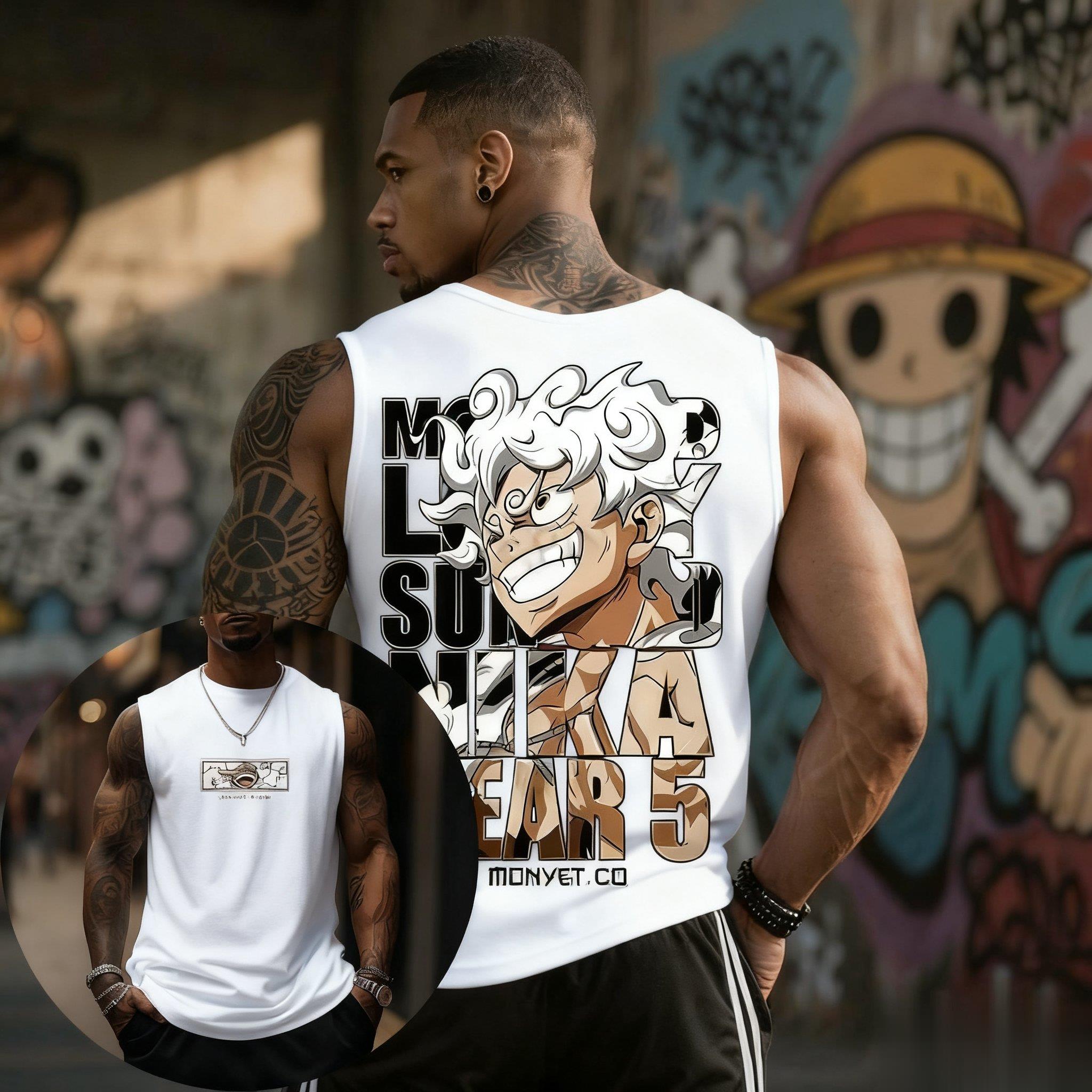 Good Streetwear Brand - One Piece Luffy Gear 5 Atlet