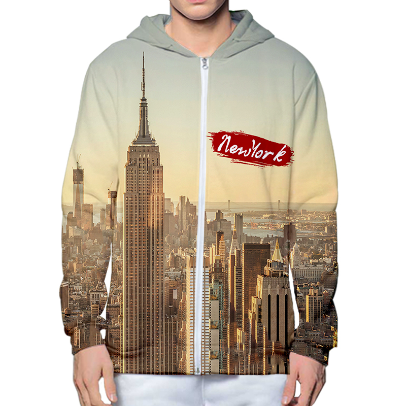 Streetwear Brand New York - Sonbahar Kış 3D Baskılı New York