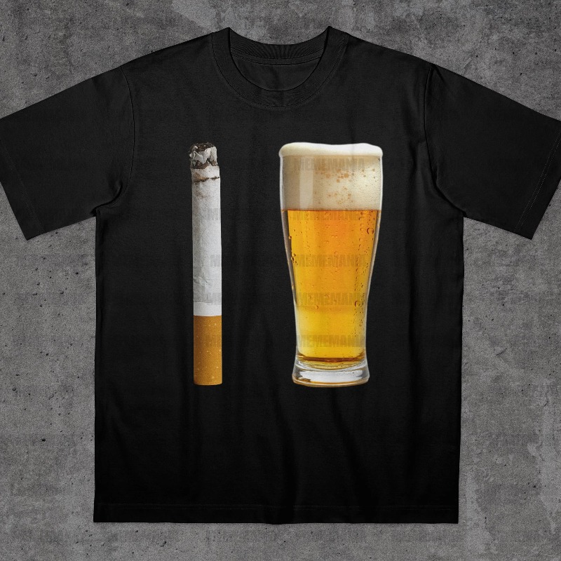 Streetwear Brand Aesthetic - Kollu Streetwear Klasik Varış Tee Grafik