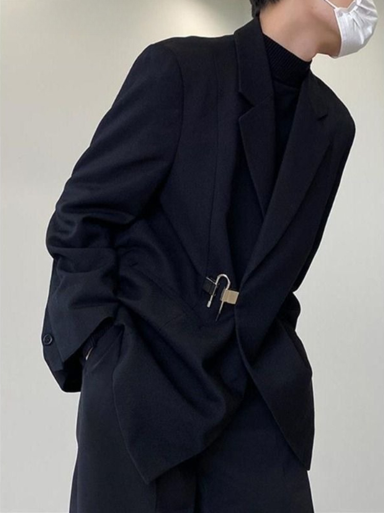 Erkek Beyaz Günlük Blazer Takı - Streetwear Brand Aesthetic incelemesi ve fiyatı